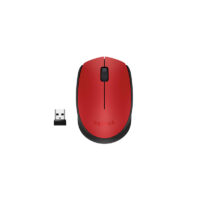 Logitech M170 2. 4GHz Wireless 3-Button Optical Scroll Mouse W/Nano USB Receiver (Red)