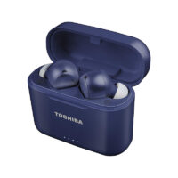 Toshiba Air Pro 2 Stereo Wireless Headphone with Qi Charging -Blue