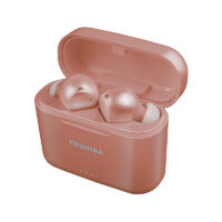 Toshiba Air Hush Active Noise Cancelling True Wireless Earphones Rose Gold