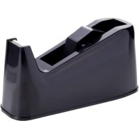 Q-Connect Tape Dispenser Large Black (Suitable for tape upto 25mm wide and 33/66m long)