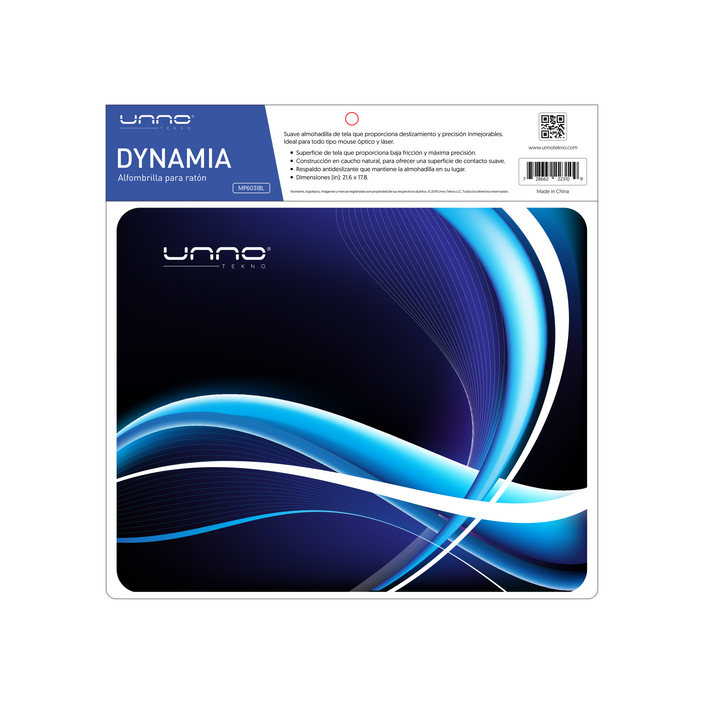 Unno Tekno Dynamia Mouse Pad- Blue