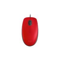 Mouse Logitech USB Optical 3 Buttons 1000dpi Red (M110~910-005492)
