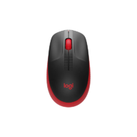 Logitech M190 Full Size Wireless Mouse 910-005904 - Red
