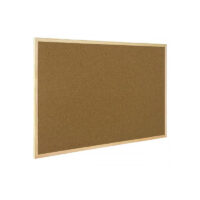 Q-Connect Lightweight Cork Noticeboard 900x1200mm (35.43x47.24) Inches