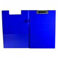 Q-Connect PVC Foldover Clipboard Foolscap Blue
