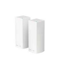 Linksys Velop Intelligent Mesh WiFi System, Tri-Band, 2-Pack White (AC2200)- WHW0302