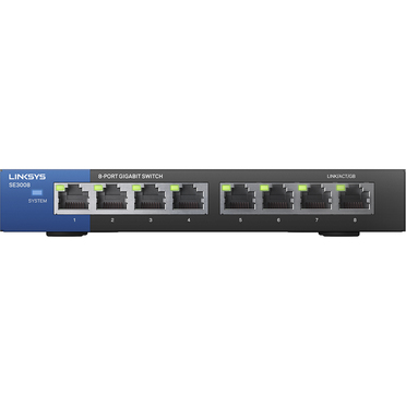 Linksys SE3008 8-Port Gigabit Ethernet Switch