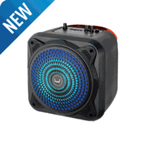 Unno Tekno Beatbox TWS Karaoke Speaker with LED Light