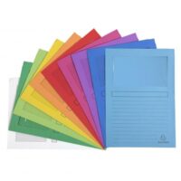 Exacompta Bright Forever Window Files A4 Assorted