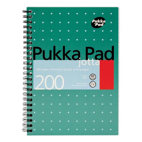 Pukka Pad Ruled Wirebound Metallic Jotta Notebook 200 Pages A5