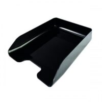 Q-Connect Executive Letter Tray Black (Suitable for A4 and Foolscap documents)