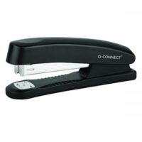 Q-Connect Full Strip Plastic Stapler Black