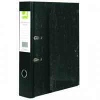 Q-Connect Lever Arch File Foolscap Black