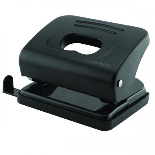 Q-Connect Medium Duty Hole Punch 20 Sheet Black