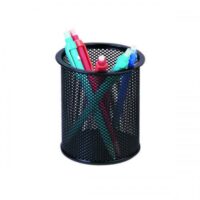 Q-Connect Mesh Pen Pot Black