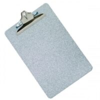 Q-Connect Metal Clipboard Foolscap Grey (All metal construction for durability)