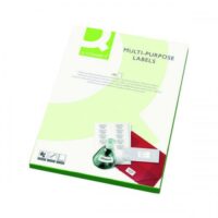 Q-Connect Multipurpose Labels 63.5x38mm 21 Per Sheet White