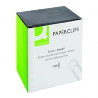 Q-Connect Paperclips No Tear 32mm