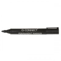 Q-Connect Permanent Marker Pen Bullet Tip Black