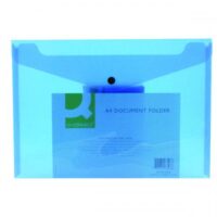 Q-Connect Polypropylene Document Folder A4 Blue