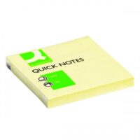 Q-Connect Quick Notes 76 x 76mm Yellow