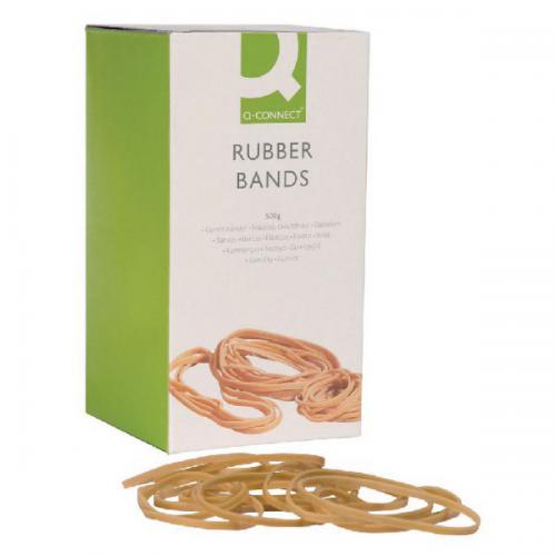 Q-Connect Rubber Bands Assorted Sizes 100g