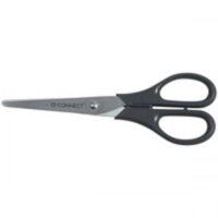 Q-Connect Scissors 170mm Black Stainless Steel