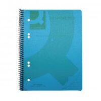 Q-Connect Spiral Bound Polypropylene 160 Pages A5 Blue