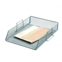 Q-Connect Stackable Letter Tray Silver