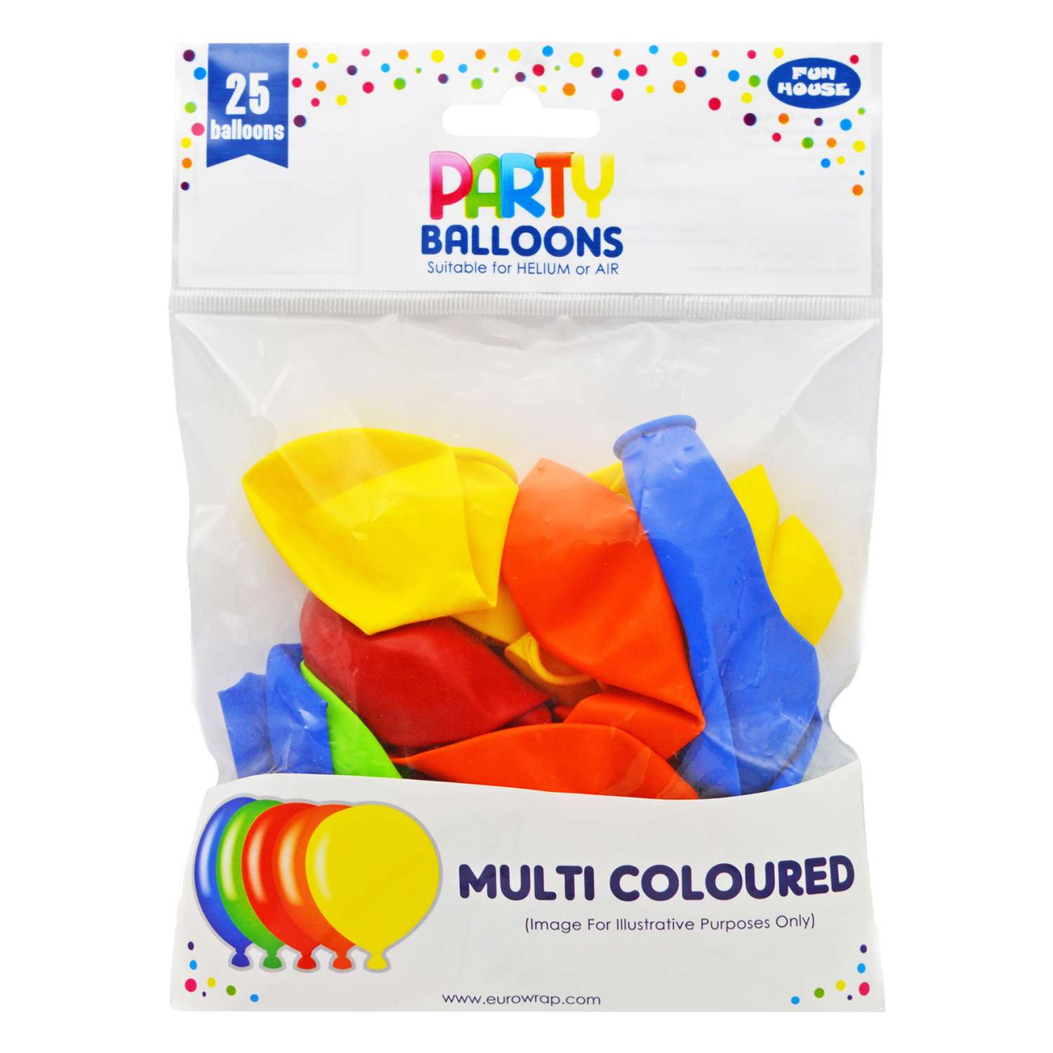 Balloons Multi-Colour (Pack of 25)