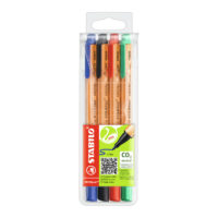 Stabilo GREENpoint Sign Pen Assorted (Pack of 4)