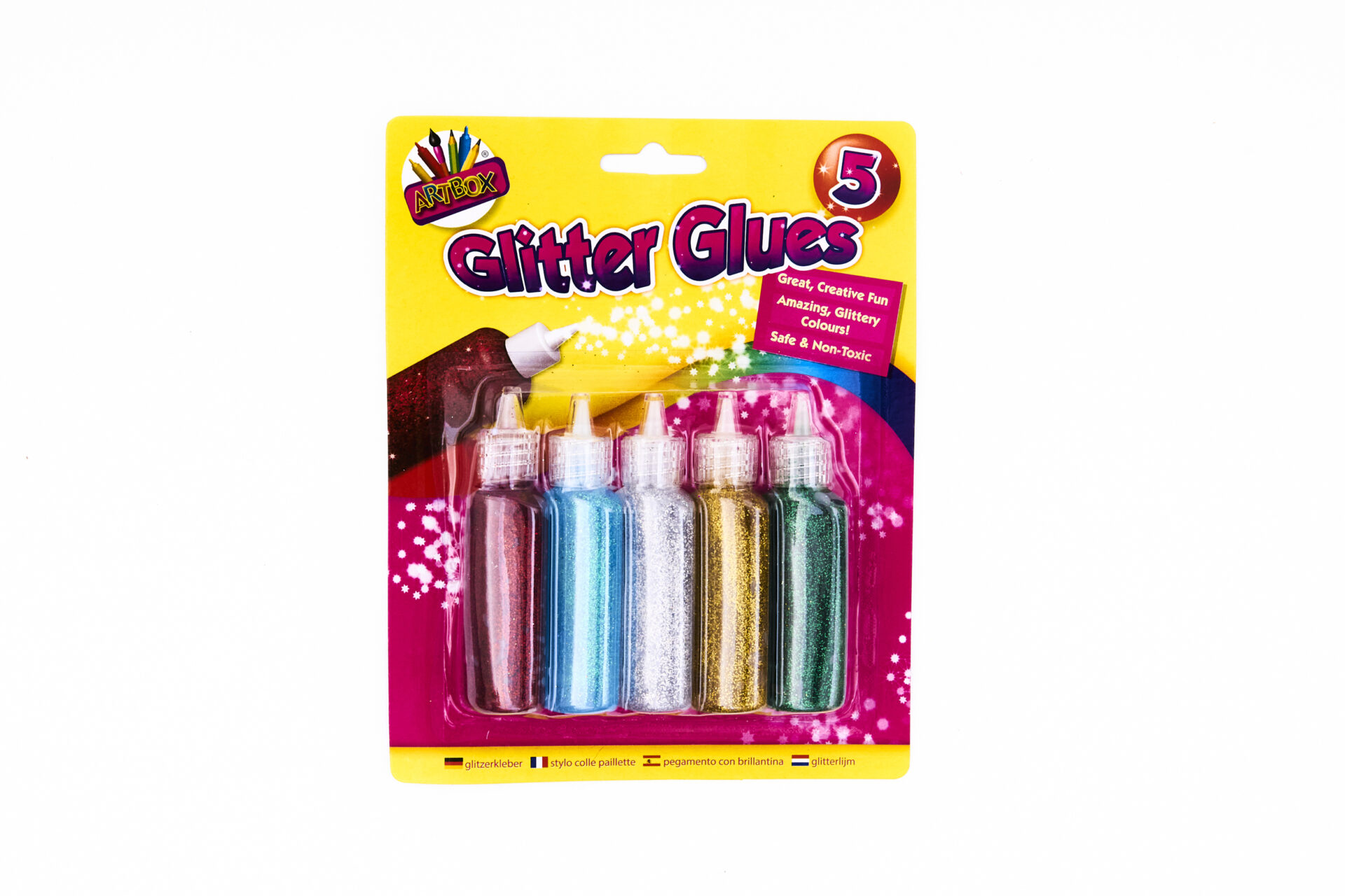Artbox 5 Pack Glitter Glues