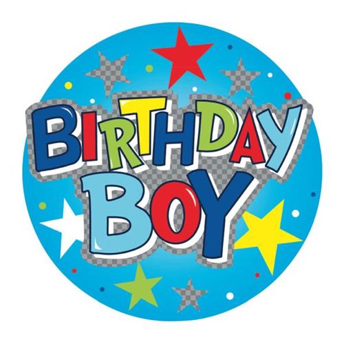 Birthday Boy Giant Badge