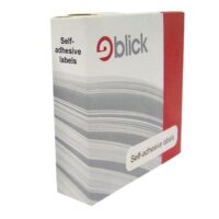 Blick Labels in Dispensers Round 19mm Red (Pack of 1280)