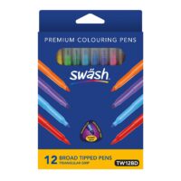 Swash Broad Colouring Pens- Assorted (Pack of 12)