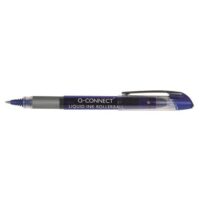 Q-Connect Liquid Ink Rollerball Pen Fine Blue
