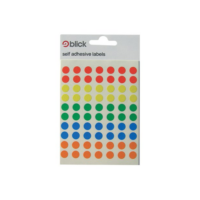 Blick Self Adhesive Labels Assorted (13mm)