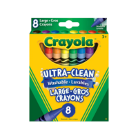 Crayola 8 Ultra Clean Large Crayons