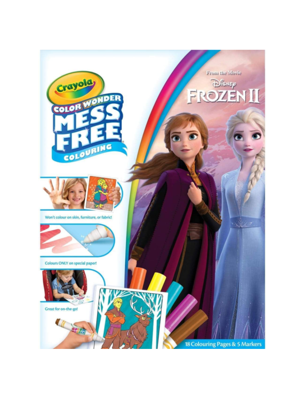 Crayola Colour Wonder Mess Free Colouring: Frozen 2