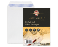 Concord C5 Self Seal White Envelopes