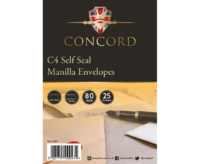 Concord C4 Self Seal Manilla Pocket Envelopes