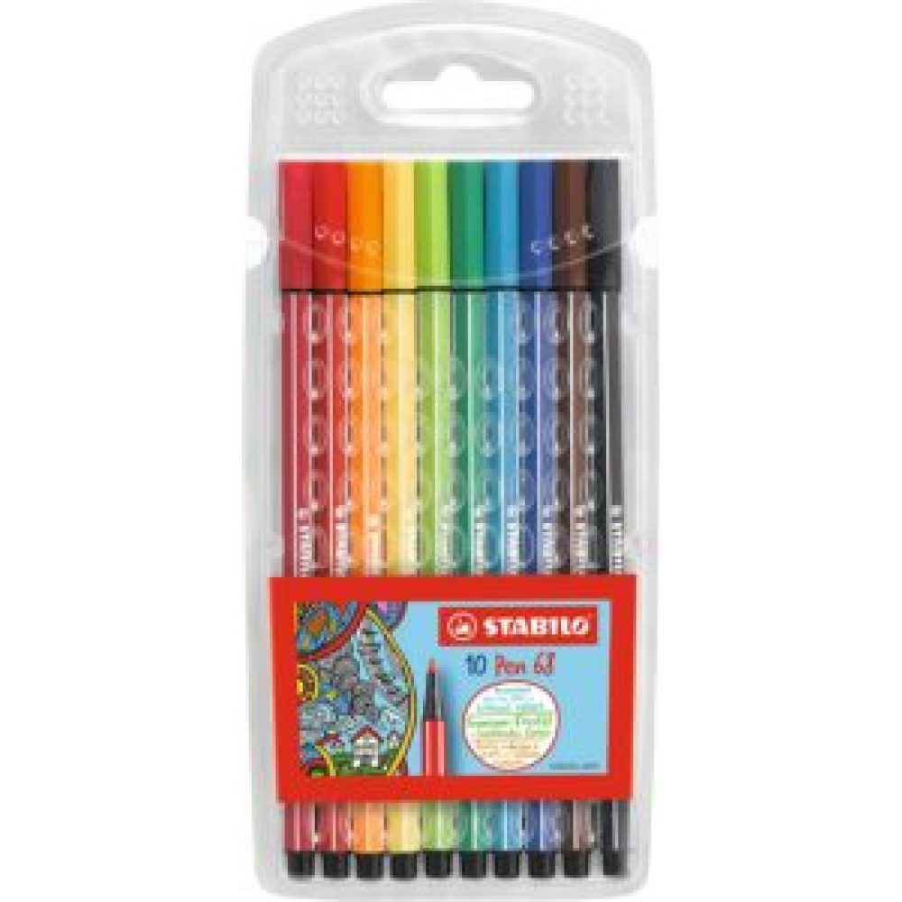 Stabilo Marker Multi Colour 10pk Nextech