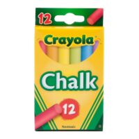 Crayola Anti-dust Chalk 12 Pack Coloured
