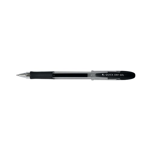Q-Connect Quick Dry Gel Pen Medium Black