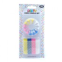 Cake Candle Set Multicolour