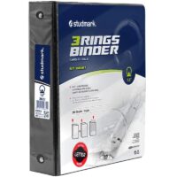 Studmark 3 Ring 1.5" Black Binder