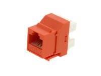 Bellcom Cat6 180D Unsheilded Orange Keystone Jack