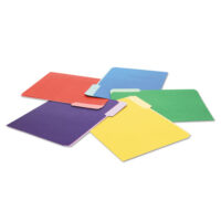 Universal Assorted Colours Letter Size File Folder