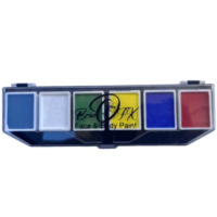 Bravo - 6 Palette Colour Rectangular Paint