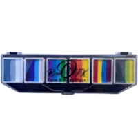 Bravo - 6 Palette Split Cake Rectangular Paint